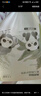 十月結晶嬰兒一次性隔尿墊80片33*45cm防水尿墊護理墊隔尿墊嬰兒 熊貓寶寶 曬單實(shí)拍圖