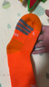 卡爾美（KELME）長(cháng)筒足球襪防滑紗厚底高筒專(zhuān)業(yè)足球比賽訓練精英運動(dòng)襪 橙色 XS 曬單實(shí)拍圖