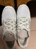 斯凱奇（Skechers）暮光鞋丨運動(dòng)跑鞋男女款高回彈輕質(zhì)吸震綁帶休閑鞋跑步鞋 女款-白色/灰褐色/WTP 37 曬單實(shí)拍圖