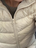 雪中飛女士輕薄羽絨服秋冬季時(shí)尚百搭連帽短款外套大口袋設計保暖羽絨衣 曬單實(shí)拍圖