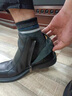 Walker Shop馬丁靴男【甄選頭層牛皮】2025新款英倫加絨男短靴時(shí)尚切爾西靴 黑色 42 （皮鞋碼） 曬單實(shí)拍圖