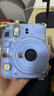 富士（FUJIFILM）拍立得mini12 mini11系列【禮物送禮】送禮相紙一次成像相機 Mini12 繡球藍（現貨速發(fā)） 機身+40張白邊相紙【店長(cháng)推薦】 曬單實(shí)拍圖