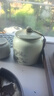 鉑吶苓 茶葉罐中式復古空罐密封罐存茶罐儲存罐瓷罐儲茶罐家用綠茶紅茶 旭日山水- 750ml 曬單實(shí)拍圖