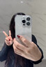 古萌【康寧裸感】適用蘋(píng)果16pro手機殼17無(wú)邊框iPhone15promax鏡頭全包新款14plus透明13防摔Air保護套 【全透明】康寧無(wú)邊框丨極致裸機感丨鏡頭玻璃全包 iPhone 16 Pr 曬單實(shí)拍圖