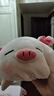 名創(chuàng  )優(yōu)品（MINISO）小豬B-BO彈力超柔趴姿毛絨公仔玩偶抱枕兒童玩具送女友生日禮物女 曬單實(shí)拍圖