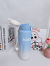 OCMOGO日本品牌兒童保溫杯316不銹鋼學(xué)生上學(xué)專(zhuān)用高顏值大容量吸管水杯 漸變藍 800ML 曬單實(shí)拍圖