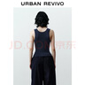 UR2025秋季新款女裝時(shí)尚休閑百搭修身顯瘦U領(lǐng)背心UYB450008 藏青 S 曬單實(shí)拍圖