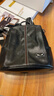 紀詩(shī)哲輕奢真皮雙肩包女新款時(shí)尚大容量女士背包軟皮旅行包雙肩背 大氣黑（優(yōu)質(zhì)頭層牛皮） 曬單實(shí)拍圖