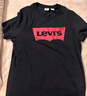 Levi's 李維斯童裝男童純棉短袖T恤夏季兒童針織舒適休閑上衣 正黑色 140 /68 【建議身高128-140cm】 曬單實(shí)拍圖