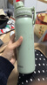 希樂(lè )（cille）大容量保溫杯316不銹鋼車(chē)載水杯子男士外出便攜式水壺薄荷綠760ml 曬單實(shí)拍圖