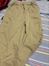 馬騎頓（MQD）男大童春季新品戶(hù)外露營(yíng)工裝大口袋休閑褲登山 卡其 170 曬單實(shí)拍圖