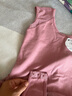 艾舞戈兒童舞蹈服女練功服夏季短袖女童中國芭蕾舞裙 醬粉色 140碼 曬單實(shí)拍圖