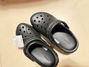 卡駱馳（CROCS）貝拉洞洞鞋沙灘鞋包頭女鞋厚底拖鞋|210062 黑色-001(含智必星） 35 (210mm) 曬單實(shí)拍圖