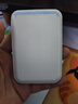 Smorss 適用蘋(píng)果MagSafe磁吸卡包通用iPhone17-12系列手機背貼卡套公交地鐵門(mén)禁購物卡袋手機殼卡包白色 曬單實(shí)拍圖