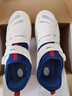 新款旋轉扣羽毛球鞋透氣情侶款輕便乒乓球運動(dòng)鞋男女網(wǎng)球訓練鞋 白藍 42 (260mm) 曬單實(shí)拍圖