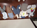 巴拉巴拉童裝女童短袖套裝背帶裙夏裝兒童連衣裙純棉條紋 紅綠色調00464 130 曬單實拍圖