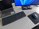 羅技（Logitech）MK275 鍵鼠套裝 無(wú)線(xiàn)鍵鼠套裝 辦公鍵鼠套裝 全尺寸 商務(wù)鍵鼠套裝 帶無(wú)線(xiàn)2.4G接收器 黑藍色 曬單實(shí)拍圖