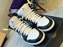 耐克NIKE男子休閑鞋喬丹AJ1 JORDAN1中幫運動(dòng)鞋HF3216-102黑白紅42 曬單實(shí)拍圖