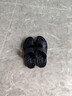 奧康（Aokang）涼鞋沙灘鞋男鞋舒適休閑露趾透氣兩穿簡(jiǎn)約拖鞋 黑色41碼 曬單實(shí)拍圖