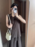 山水集輕奢小眾花籃包女2025新款頭層牛皮托特手提單肩斜挎包中秋節禮物 象牙白 曬單實(shí)拍圖
