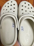 crocs卡駱馳厚底云朵洞洞鞋|206750 骨白色-2Y2 37/38(240mm) 曬單實(shí)拍圖