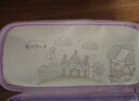 得力（deli）幽幽家族筆盒式學(xué)生筆袋 雙層收納大容量鉛筆盒 可愛(ài)卡通高顏值多功能文具盒【兒童節禮物】紫色 曬單實(shí)拍圖