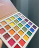MUGE LEEN彩色眼影盤(pán)閃亮啞珠光演出舞臺妝cos妝演唱會(huì )亮片舞臺彩妝化妝品 彩虹糖30色眼影盤(pán) 曬單實(shí)拍圖