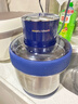 摩飛電器（Morphyrichards） 絞肉機家用不銹鋼絞餡機多功能搗蒜電動(dòng)嬰兒輔食機料理機套娃式攪拌機 MR9408輕奢藍【單碗】 1.5L 曬單實(shí)拍圖