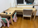 花王實(shí)木轉角書(shū)桌家用辦公桌拐角L型學(xué)習桌北歐電腦桌 7100#1.8米單桌 曬單實(shí)拍圖