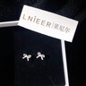 Lnieer999足銀蝴蝶結(jié)耳釘女小眾設(shè)計(jì)感百搭耳環(huán)2025新款輕奢高級感耳飾 【999足銀】蝴蝶結(jié)耳釘 曬單實(shí)拍圖