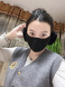 JCZS保暖耳罩口罩女冬季2025防風(fēng)防寒護耳二合一體奧絨加絨騎行面罩 豆沙粉【護臉/護耳/護眼角】 曬單實(shí)拍圖