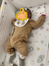 巴厘小豬新生嬰兒兒衣服秋冬保暖初生兒睡衣加厚夾絲哈衣爬爬服寶寶連體衣 山野月色 73cm 曬單實(shí)拍圖