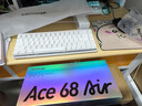 邁從（MCHOSE）Ace 68 Air磁軸鍵盤(pán) RT電競游戲客制化機械有線(xiàn)連接全鍵熱插拔泰山磁軸GT雙驅動(dòng)無(wú)畏契約 Ace?68?Air超競版 陽(yáng)春白雪 泰山磁軸GT 曬單實(shí)拍圖