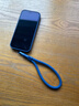 英悅手機掛繩掛脖鏈手腕手繩斜挎防盜防丟掛件夾片墊片鑰匙背帶脖子吊繩女可伸縮短款蘋(píng)果華為殼帶掛飾 自鎖防丟【手腕繩·寶石藍】360°旋轉防纏繞+夾片 曬單實(shí)拍圖
