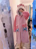 果殼（Gukoo）睡袍女冬季瑪麗貓珊瑚絨睡衣加絨可愛(ài)女士家居服 瑪麗貓睡袍 L  曬單實(shí)拍圖