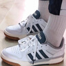 adidas ENTRAP美式校園風(fēng)運(yùn)動(dòng)板鞋少年感復(fù)古籃球鞋男女阿迪達(dá)斯 白色/藍(lán)色   42.5 曬單實(shí)拍圖