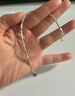 潮宏基璀璨銀河S925銀手鏈女碎銀子ins風(fēng)銀飾送女友生日禮物女 細版 曬單實(shí)拍圖