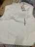 無(wú)印良品（MUJI）女式 針織 V領(lǐng) 背心 馬甲 針織衫 25年春季  BA1Q2A5S 米白色 L （165/88A） 曬單實(shí)拍圖