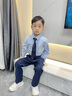 衣諾坊男生演出服西服襯衫套裝西褲學(xué)生表演服校園團體花童禮服兒童園服 曬單實(shí)拍圖