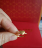 中國黃金（CHINA GOLD）愛(ài)心黃金戒指女心形足金開(kāi)口可調節指環(huán)情人節實(shí)用生日禮物送老婆 足金愛(ài)心戒指 約2.2g 曬單實(shí)拍圖