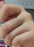 BJYL刻字情侶戒指一對戒女送老婆生日禮物時尚首飾品開口素圈指環(huán)男女 情侶對戒 一對【送禮盒】 曬單實拍圖