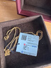 金至尊（3DG Jewellery）肖邦鏈黃金項(xiàng)鏈素鏈足金999項(xiàng)鏈簡(jiǎn)約金頸鏈子生日禮物計(jì)價(jià) 金重2.58克(配珠寶禮盒) 曬單實(shí)拍圖