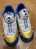 維艾痞足球鞋兒童tf碎釘男童專(zhuān)業(yè)小學(xué)生訓練專(zhuān)用女童少兒考試免系帶球鞋 W6122藍色碎釘 33 標準運動(dòng)鞋碼數 曬單實(shí)拍圖