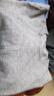 亨亞晟針織短袖女士t恤圓領(lǐng)寬松五分袖上衣夏季半袖針織打底衫中袖薄款 灰色*針織短袖 小號【建議90-120斤左右】 曬單實(shí)拍圖