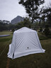 牧高笛（MOBIGARDEN）假日山居5.9 戶(hù)外露營(yíng)屋型大空間防雨防曬速開(kāi)帳篷 【地墊套餐】假日山居5.9 晨霧白+地墊 曬單實(shí)拍圖