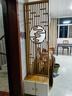 艾菲仕進(jìn)門(mén)入戶(hù)新中式屏風(fēng)隔斷置物架客廳鞋柜現代實(shí)木正對大門(mén)玄關(guān)柜 換鞋凳屏風(fēng)鞋柜200*50*30 曬單實(shí)拍圖