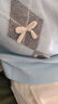 森馬（Semir）針織開(kāi)衫女冬季短款蝴蝶結菱格假兩件2025新款甜美少女感毛衫 藍色調00388 L 曬單實(shí)拍圖