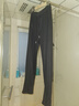 自由系闊腿褲女秋冬加絨新款高腰顯瘦寬松垂感香蕉直筒窄版羊毛休閑褲子 曬單實(shí)拍圖
