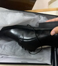 百麗男鞋商務(wù)正裝皮鞋休閑增高軟底真皮鞋10503AM0 黑色-經(jīng)典版 45 曬單實(shí)拍圖