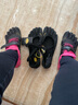Vibram五指鞋女室內健身訓練瑜伽舞蹈鞋普拉提五趾鞋透氣休閑鞋VSOUL 黑色 正常尺碼拍大一碼 38 曬單實(shí)拍圖